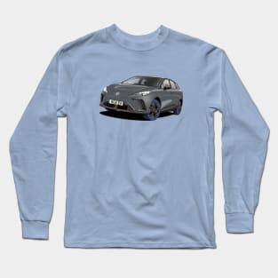 MG 4 Electic Car in Grey Long Sleeve T-Shirt